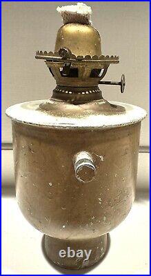 Antique Plume & Atwood Wall Mount Maritime Ship Oil Lamp Waterbury Conn