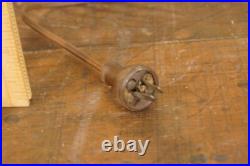 Antique Porcelain Vase Table Lamp Parts or Repair No Shade Bakelite Old Plug