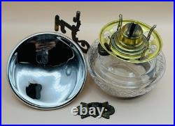 Antique Queen Anne Mercury Reflector Victorian Fluid Bracket Lamp Antique Queen Anne Mercury Reflector Victorian Fluid Bracket Lamp