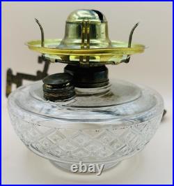 Antique Queen Anne Mercury Reflector Victorian Fluid Bracket Lamp