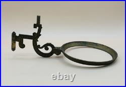 Antique Queen Anne Mercury Reflector Victorian Fluid Bracket Lamp