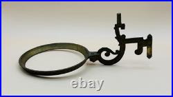 Antique Queen Anne Mercury Reflector Victorian Fluid Bracket Lamp