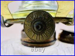 Antique Queen Anne Mercury Reflector Victorian Fluid Bracket Lamp