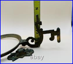 Antique Queen Anne Mercury Reflector Victorian Fluid Bracket Lamp