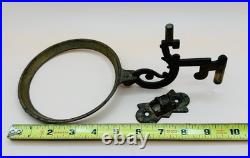 Antique Queen Anne Mercury Reflector Victorian Fluid Bracket Lamp