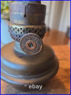Antique Rare HG. MOEHRING OIL Lamp Burner Parts CH. McKinney & Co Boston Font