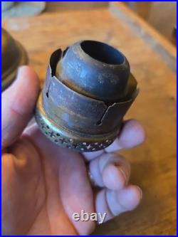 Antique Rare HG. MOEHRING OIL Lamp Burner Parts CH. McKinney & Co Boston Font