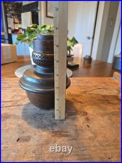 Antique Rare HG. MOEHRING OIL Lamp Burner Parts CH. McKinney & Co Boston Font
