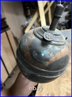 Antique Rare Unknown Railroad RR Gas Light Lantern Lamp Burner Pot Tank Parts