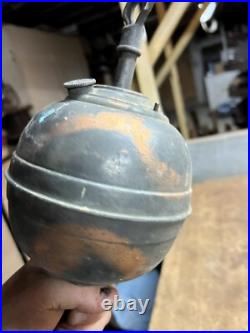 Antique Rare Unknown Railroad RR Gas Light Lantern Lamp Burner Pot Tank Parts