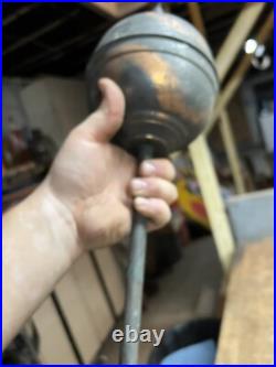 Antique Rare Unknown Railroad RR Gas Light Lantern Lamp Burner Pot Tank Parts