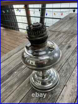 Antique Rayo 24.96 1905 Oil lamp. Parts Intact except the Mantel and Chimney