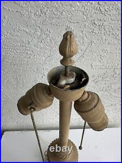 Antique Salem Lamp Bro Art Nouveau Table Lamp Base Parts Restore 8C