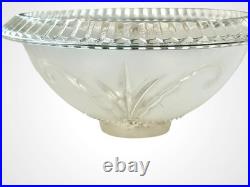 Antique Set of 5 Glass Gasolier Shades Victorian Serrated Edge Light Shades