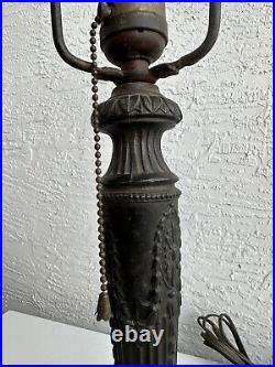 Antique Table Lamp Base Parts Restore 4Q