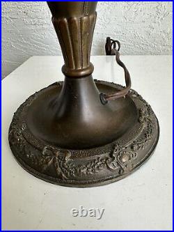 Antique Table Lamp Base Parts Restore 4T