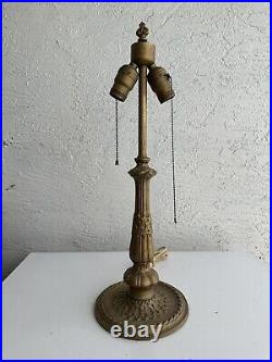 Antique Table Lamp Base Parts Restore 4W