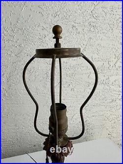 Antique Table Lamp Base Parts Restore 4Z