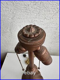 Antique Table Lamp Base Parts Restore 5P