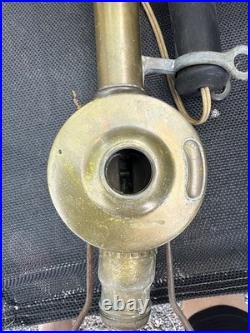 Antique Telephone Brass Candlestick Style Vintage Lamp Untested