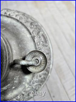 Antique The New Juno E Miller Oil Kerosene Lamp Font AS-IS PARTS