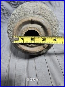 Antique The New Juno E Miller Oil Kerosene Lamp Font AS-IS PARTS