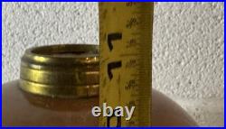 Antique VTG GWTW Lamp Globe Glass Deer Buck Ducks Scene Parlor Lamp Base Parts Antique VTG GWTW Lamp Globe Glass Deer Buck Ducks Scene Parlor Lamp Base Parts