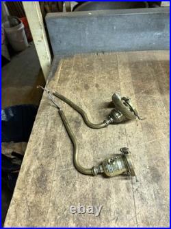 Antique Victorian Electric Light Lamp Wall Sconce Fixture Holder Brass Parts USA