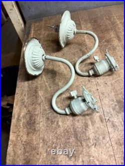 Antique Victorian Electric Light Lamp Wall Sconce Fixture Holder Brass Parts USA