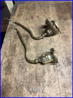 Antique Victorian Electric Light Lamp Wall Sconce Fixture Holder Brass Parts USA