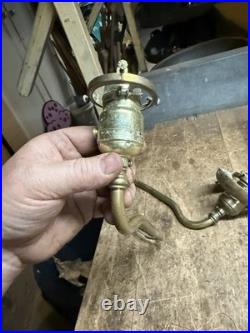 Antique Victorian Electric Light Lamp Wall Sconce Fixture Holder Brass Parts USA