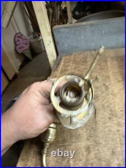 Antique Victorian Electric Light Lamp Wall Sconce Fixture Holder Brass Parts USA