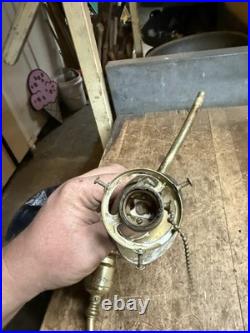 Antique Victorian Electric Light Lamp Wall Sconce Fixture Holder Brass Parts USA