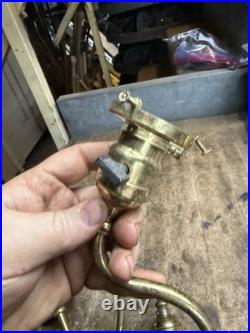 Antique Victorian Electric Light Lamp Wall Sconce Fixture Holder Brass Parts USA