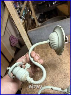 Antique Victorian Electric Light Lamp Wall Sconce Fixture Holder Brass Parts USA