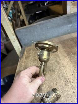 Antique Victorian Electric Light Lamp Wall Sconce Fixture Holder Brass Parts USA
