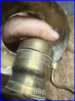 Antique Victorian Electric Light Lamp Wall Sconce Fixture Holder Brass Parts USA