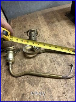 Antique Victorian Electric Light Lamp Wall Sconce Fixture Holder Brass Parts USA