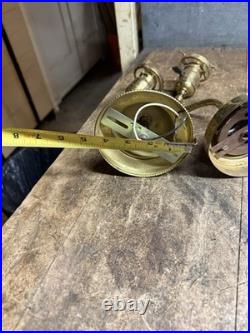 Antique Victorian Electric Light Lamp Wall Sconce Fixture Holder Brass Parts USA