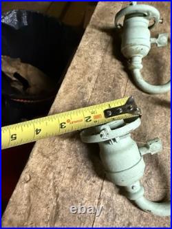 Antique Victorian Electric Light Lamp Wall Sconce Fixture Holder Brass Parts USA
