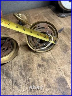 Antique Victorian Electric Light Lamp Wall Sconce Fixture Holder Brass Parts USA