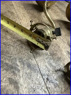 Antique Victorian Electric Light Lamp Wall Sconce Fixture Holder Brass Parts USA