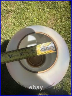 Antique Victorian Hand Painted Bird Florals Gone With The Wind Lamp Signed PARTS