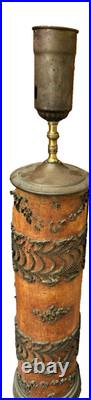 Antique Victorian Industrial Fabric Wallpaper Printing Roller-Parts Only