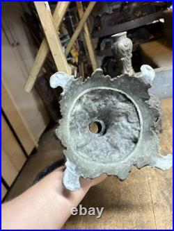 Antique Victorian Rare Miller Petroleum Table Parlor Oil Lamp Light Brass Parts