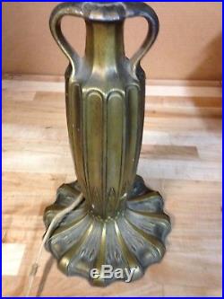 Antique Vintage Art Nouveau Art Deco 10 Lb. Lead Lamp Base Light Part