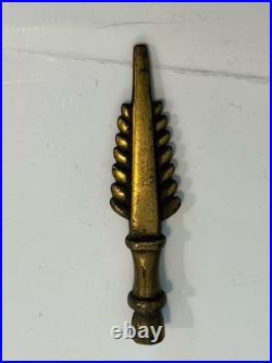 Antique Vintage Cast Iron Art Deco Table Lamp Finial Lighting Parts