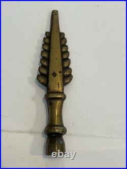 Antique Vintage Cast Iron Art Deco Table Lamp Finial Lighting Parts