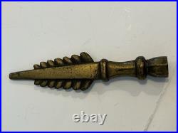 Antique Vintage Cast Iron Art Deco Table Lamp Finial Lighting Parts
