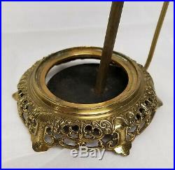 Antique Vintage Fine Brass Bronze Aesthetic Chinese Style Lamp Parts Base